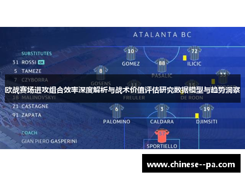 欧战赛场进攻组合效率深度解析与战术价值评估研究数据模型与趋势洞察 欧战赛场进攻组合效率深度解析与战术价值评估研究数据模型与趋势洞察
